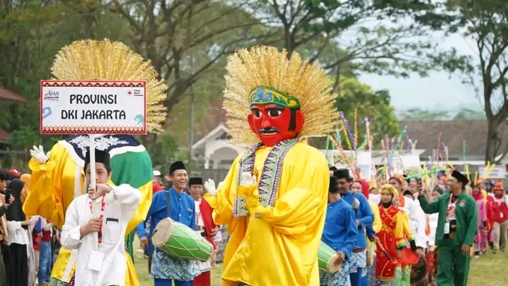 Ribuan Masyarakat Di Buat Terpukau Dengan Parade Budaya Yang