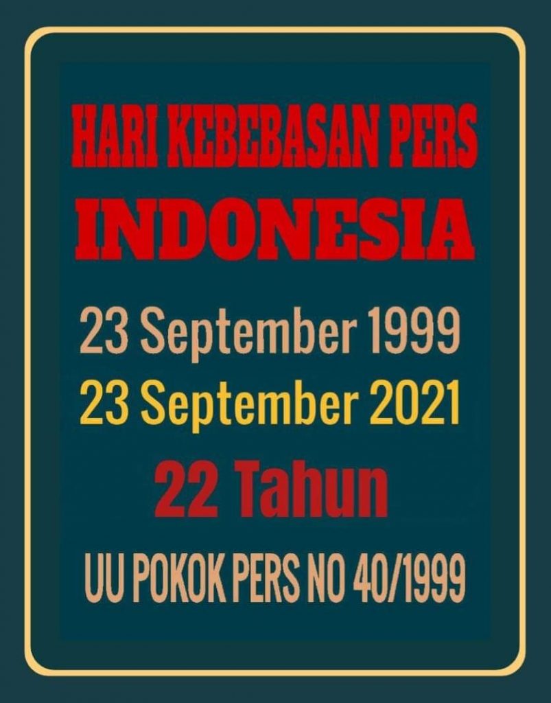 FPII Setwil Jabar,Jansen:Refleksi 22 Tahun Lahirnya UU Pers No.40/1999