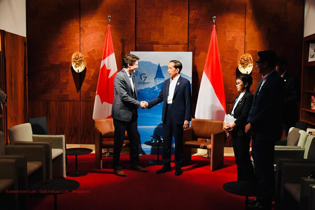 70 Tahun Hubungan Indonesia-Kanada, Presiden Jokowi Dorong Penguatan Kerja Sama Ekonomi