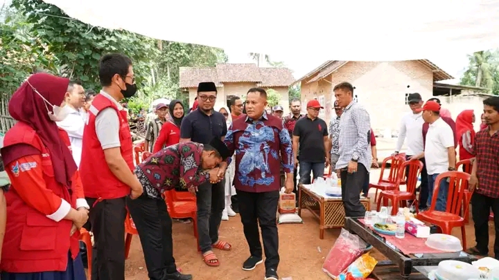Bupati Lampung Selatan Kembali Gulirkan Bantuan Bedah Rumah, Surmanto : Terimakasih Pak Nanang