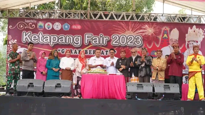 Bupati Lampung Selatan Nanang Ermanto Buka Ketapang Fair 2023