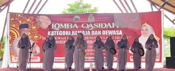 Dorong Minat Seni Budaya Islam,Pemkab Lampung Selatan Gelar Lomba Qosidah